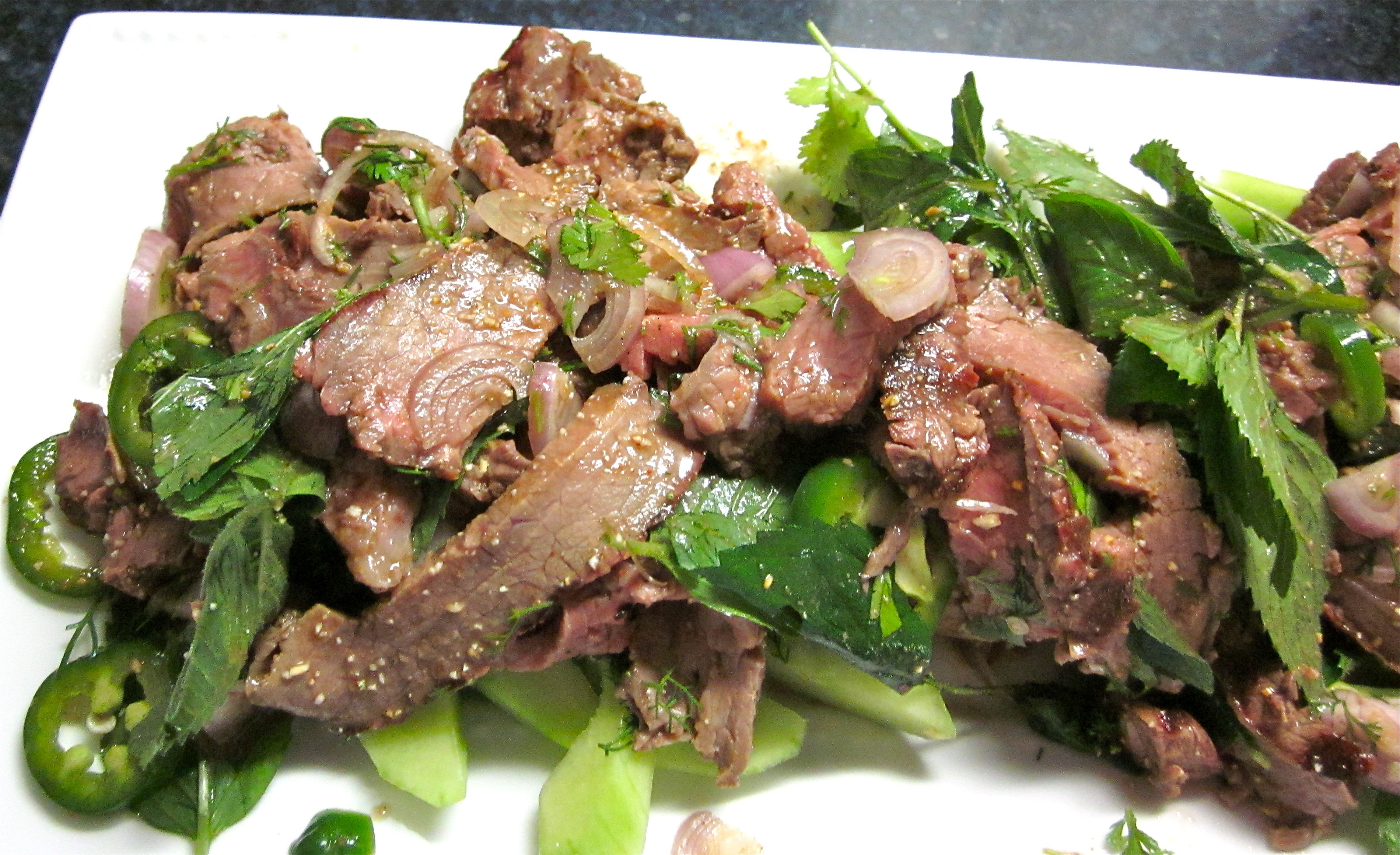 Thai Grilled Beef Salad Eye For A Recipe