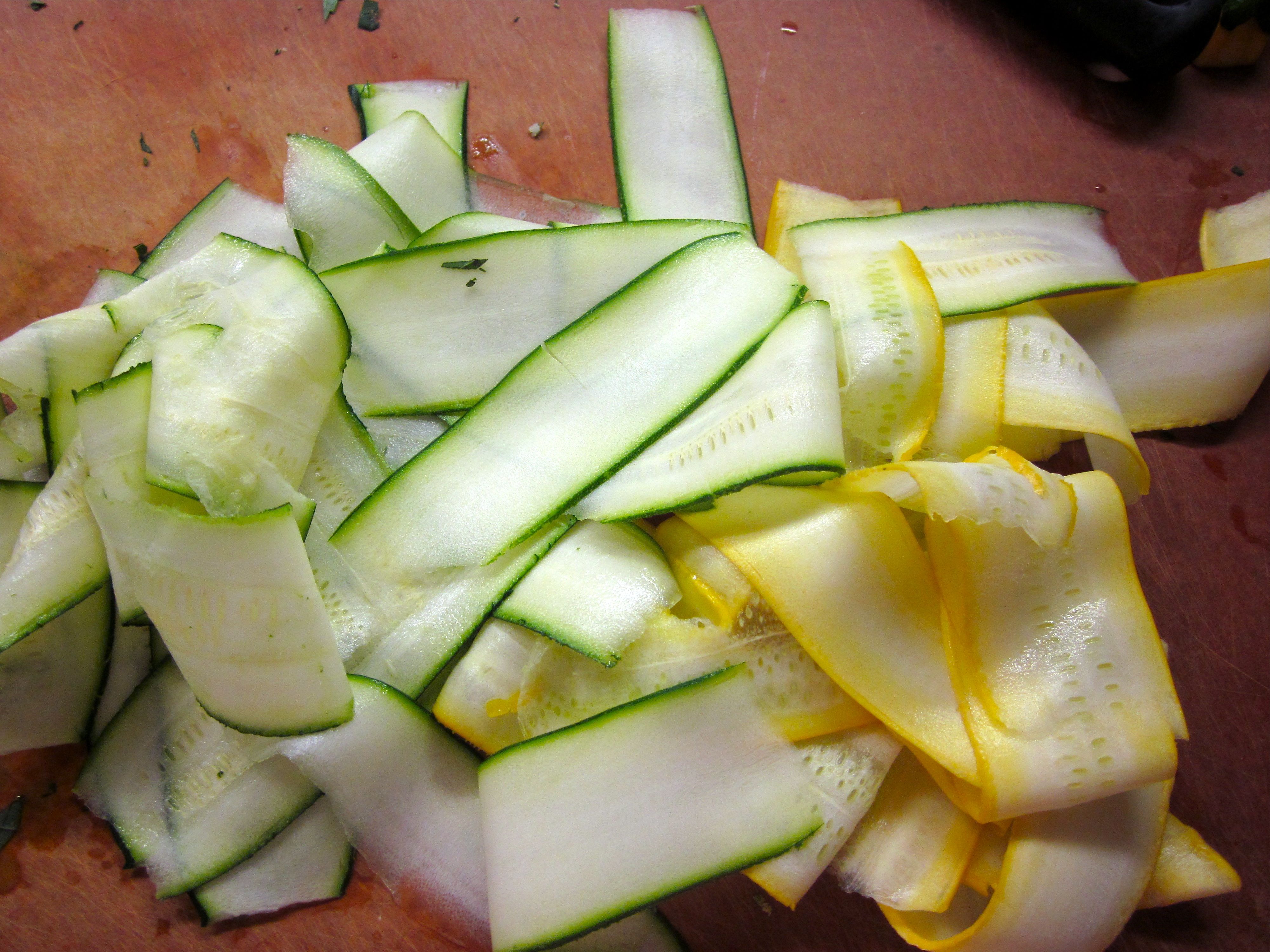 Skewered Ribbon Squash